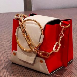 Yuzefi Camera Bag Red/Beige